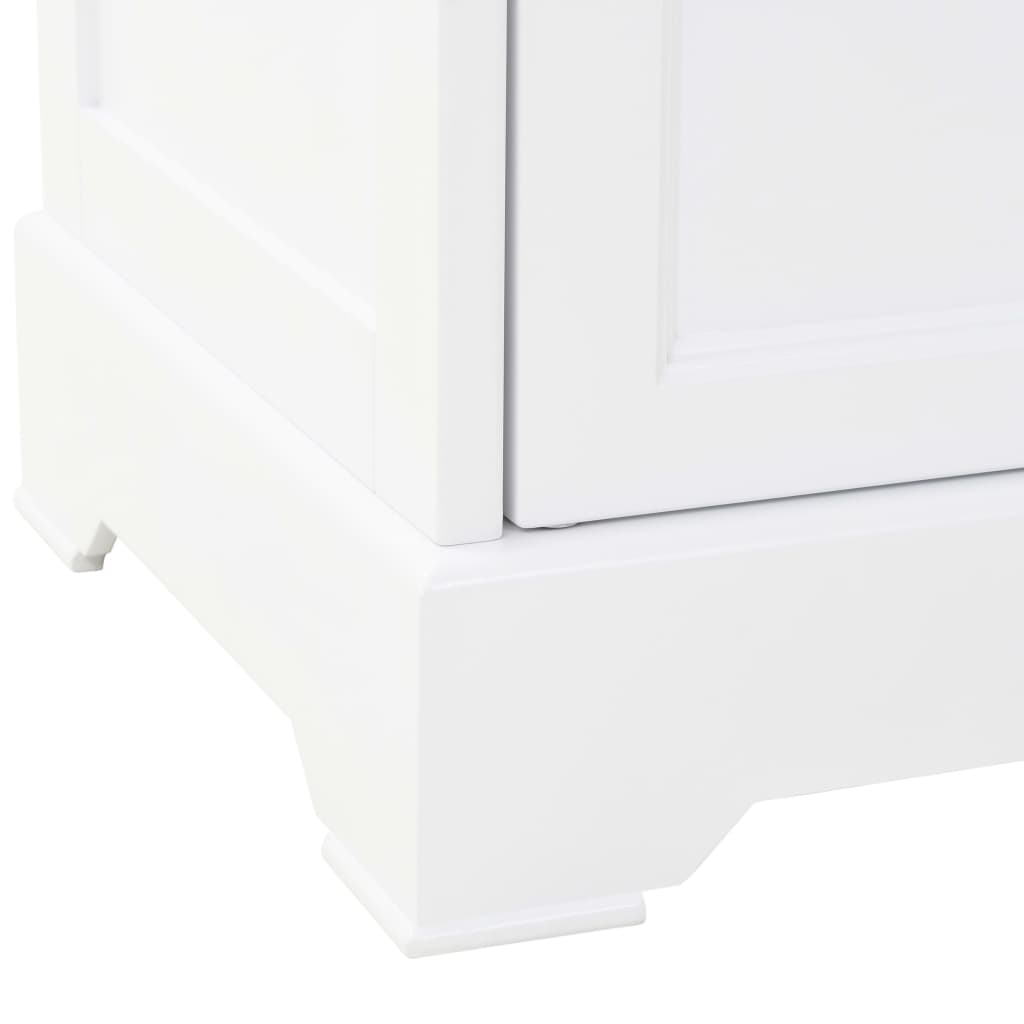 vidaXL Kredens 4-drzwiowy, MDF i drewno sosnowe, 80x40x180 cm