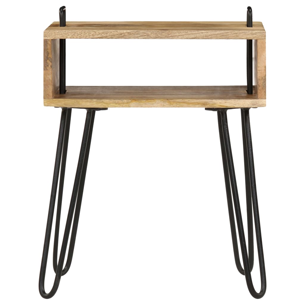 vidaXL Stolik nocny z litego drewna mango, 40 x 34 x 47 cm