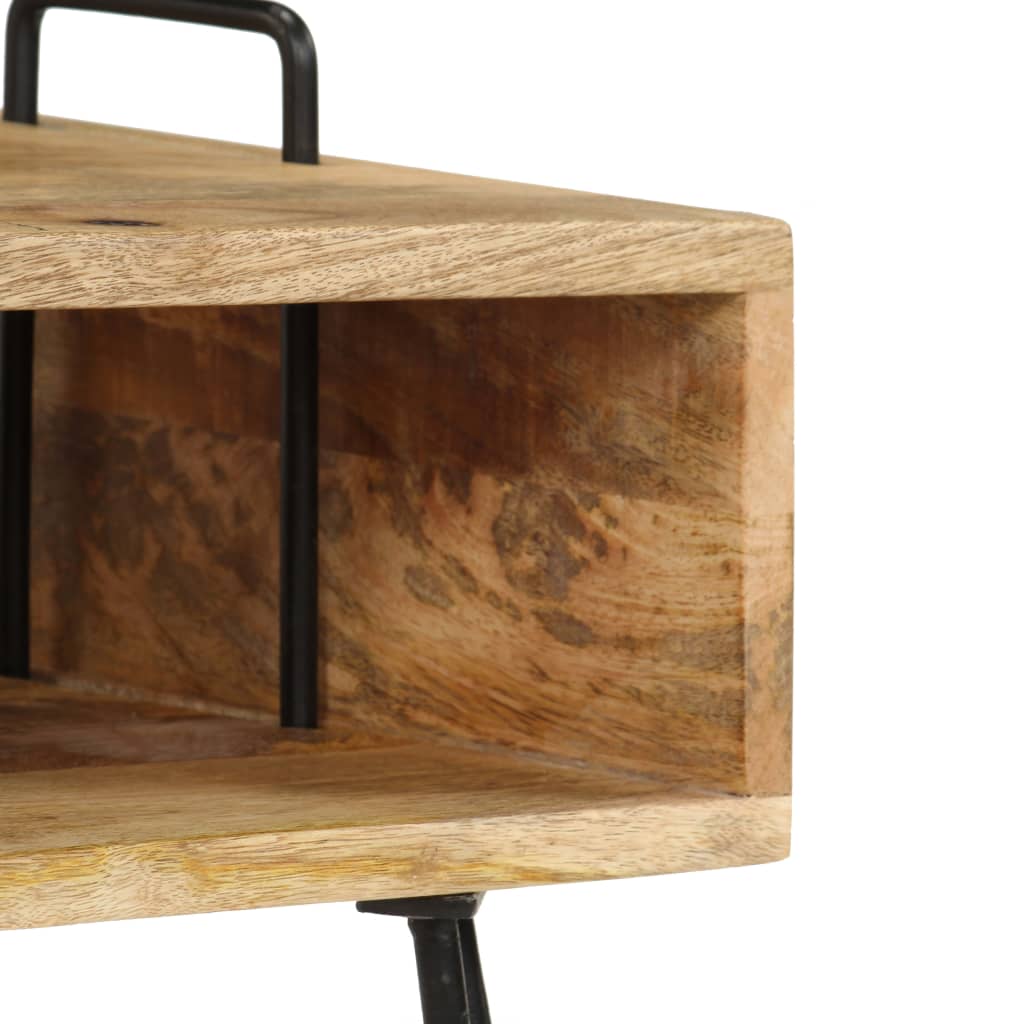 vidaXL Stolik nocny z litego drewna mango, 40 x 34 x 47 cm