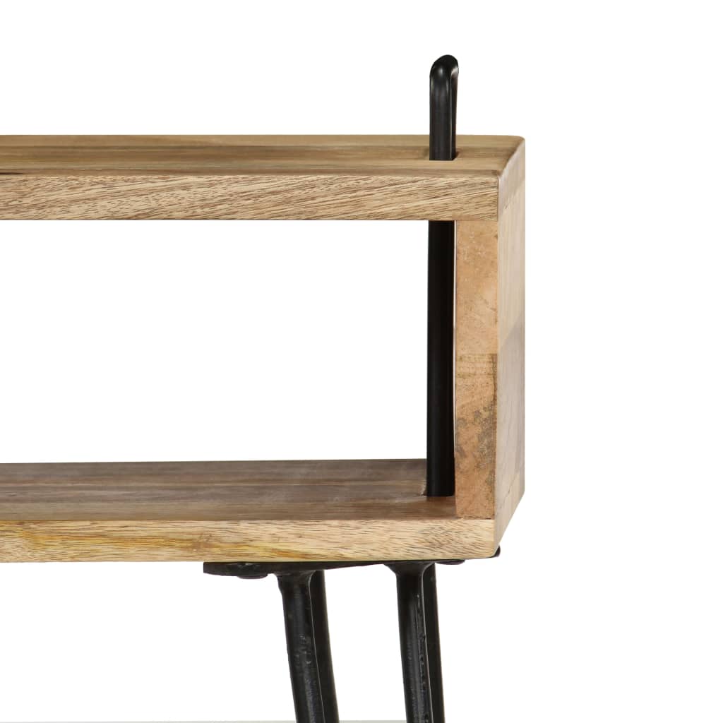 vidaXL Stolik nocny z litego drewna mango, 40 x 34 x 47 cm