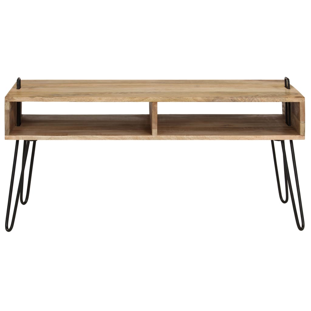 vidaXL Stolik kawowy, lite drewno mango, 100 x 60 x 45 cm