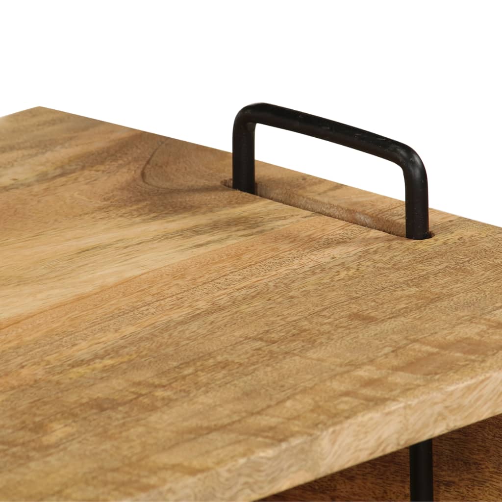 vidaXL Stolik kawowy, lite drewno mango, 100 x 60 x 45 cm