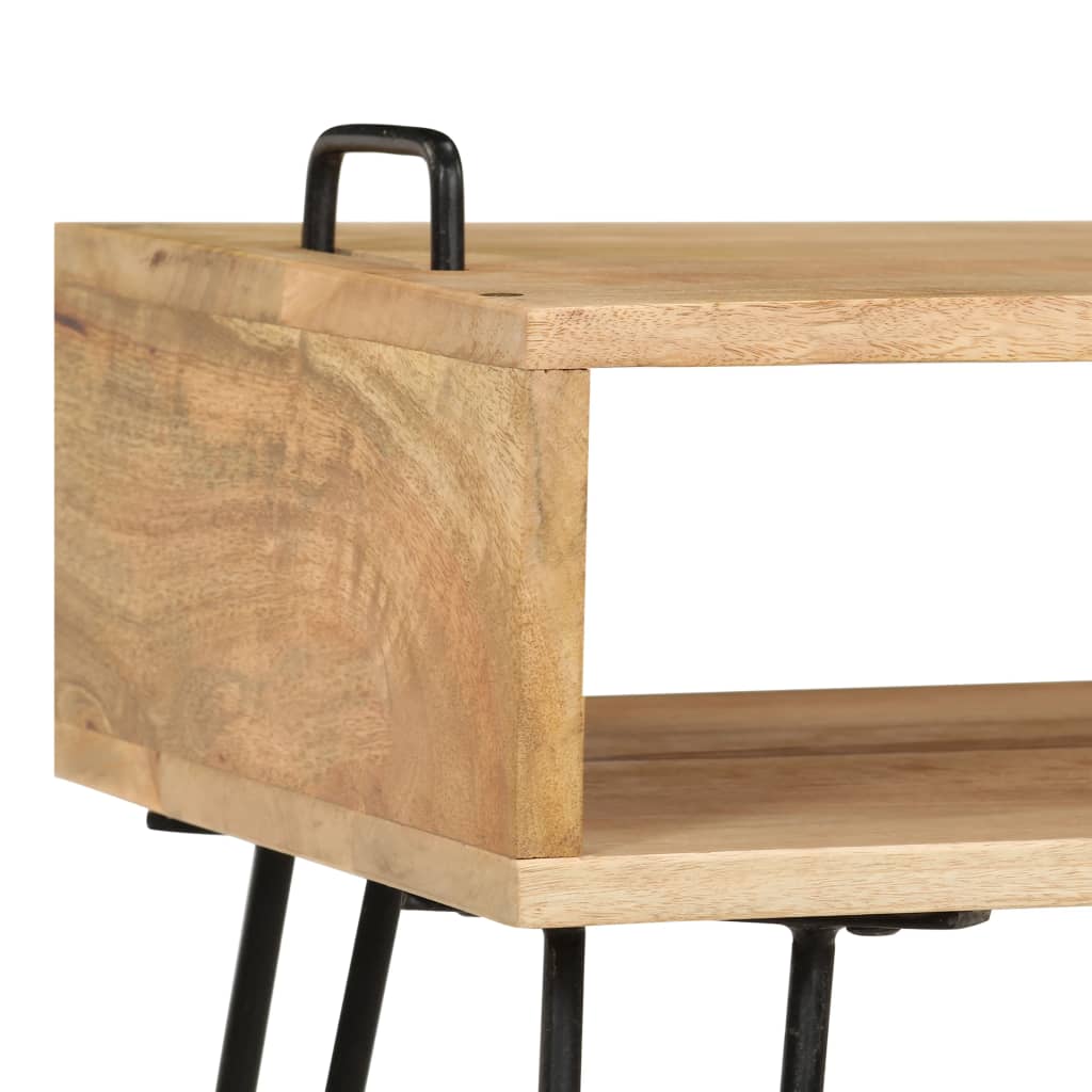 vidaXL Stolik kawowy, lite drewno mango, 100 x 60 x 45 cm