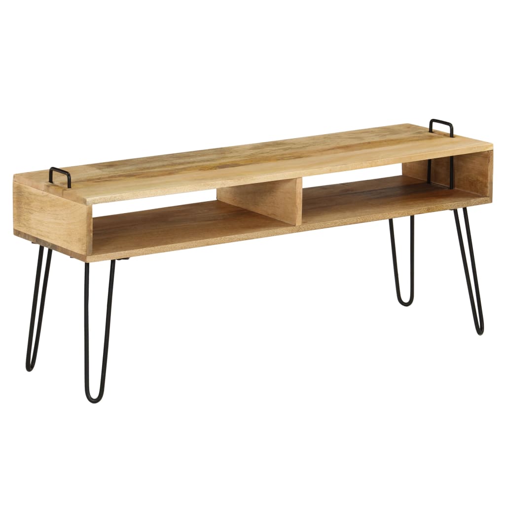 vidaXL Szafka pod telewizor, lite drewno mango, 110 x 35 x 45 cm