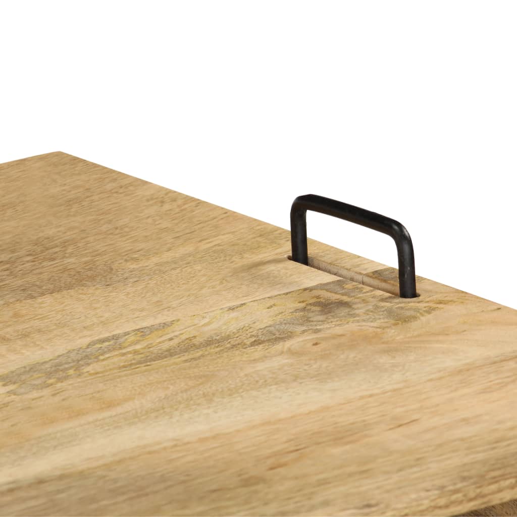 vidaXL Szafka pod telewizor, lite drewno mango, 110 x 35 x 45 cm