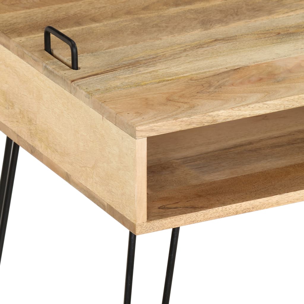 vidaXL Szafka pod telewizor, lite drewno mango, 110 x 35 x 45 cm