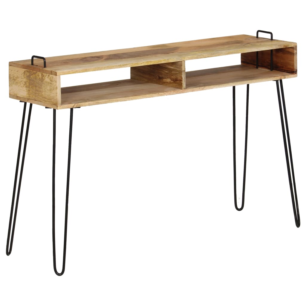 vidaXL Stolik typu konsola z litego drewna mango, 115 x 35 x 76 cm