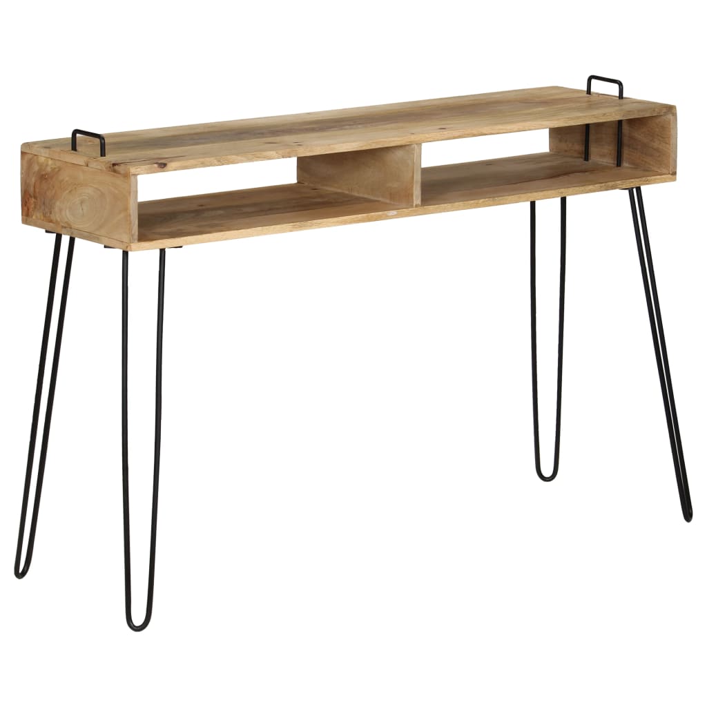vidaXL Stolik typu konsola z litego drewna mango, 115 x 35 x 76 cm