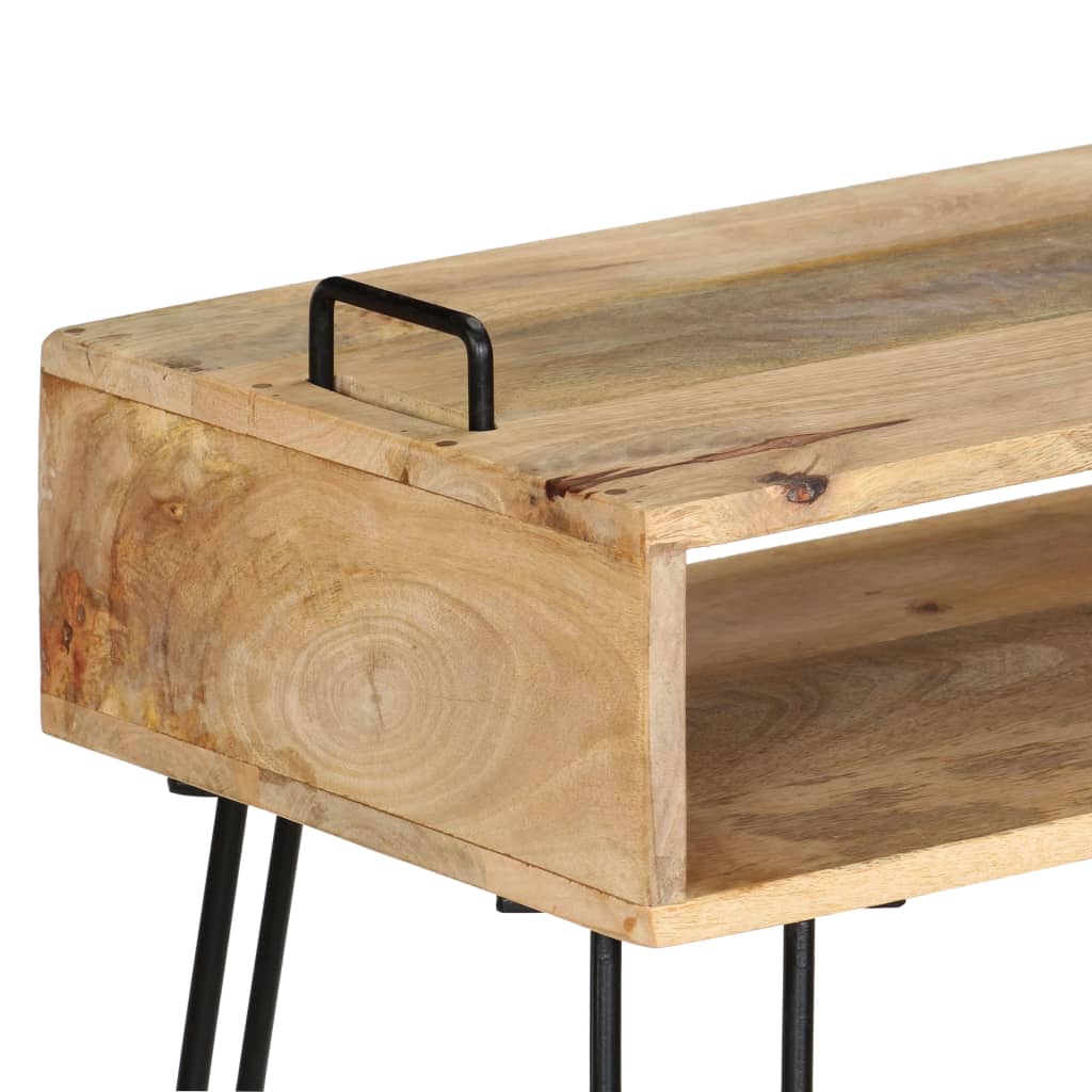 vidaXL Stolik typu konsola z litego drewna mango, 115 x 35 x 76 cm
