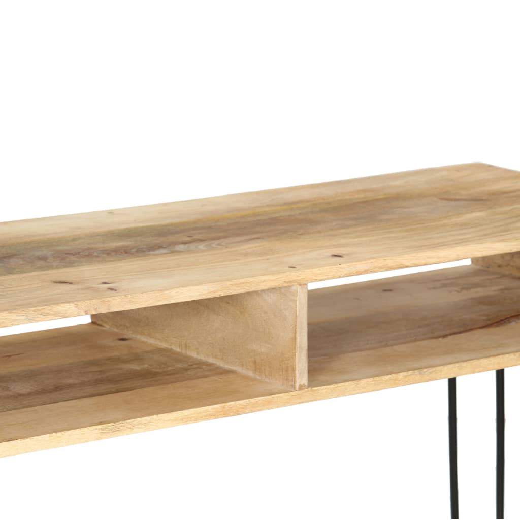 vidaXL Stolik typu konsola z litego drewna mango, 115 x 35 x 76 cm