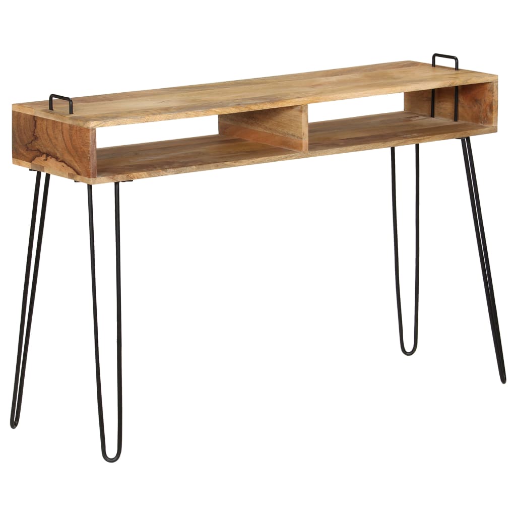 vidaXL Stolik typu konsola z litego drewna mango, 115 x 35 x 76 cm
