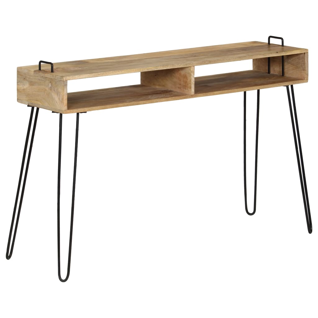 vidaXL Stolik typu konsola z litego drewna mango, 115 x 35 x 76 cm