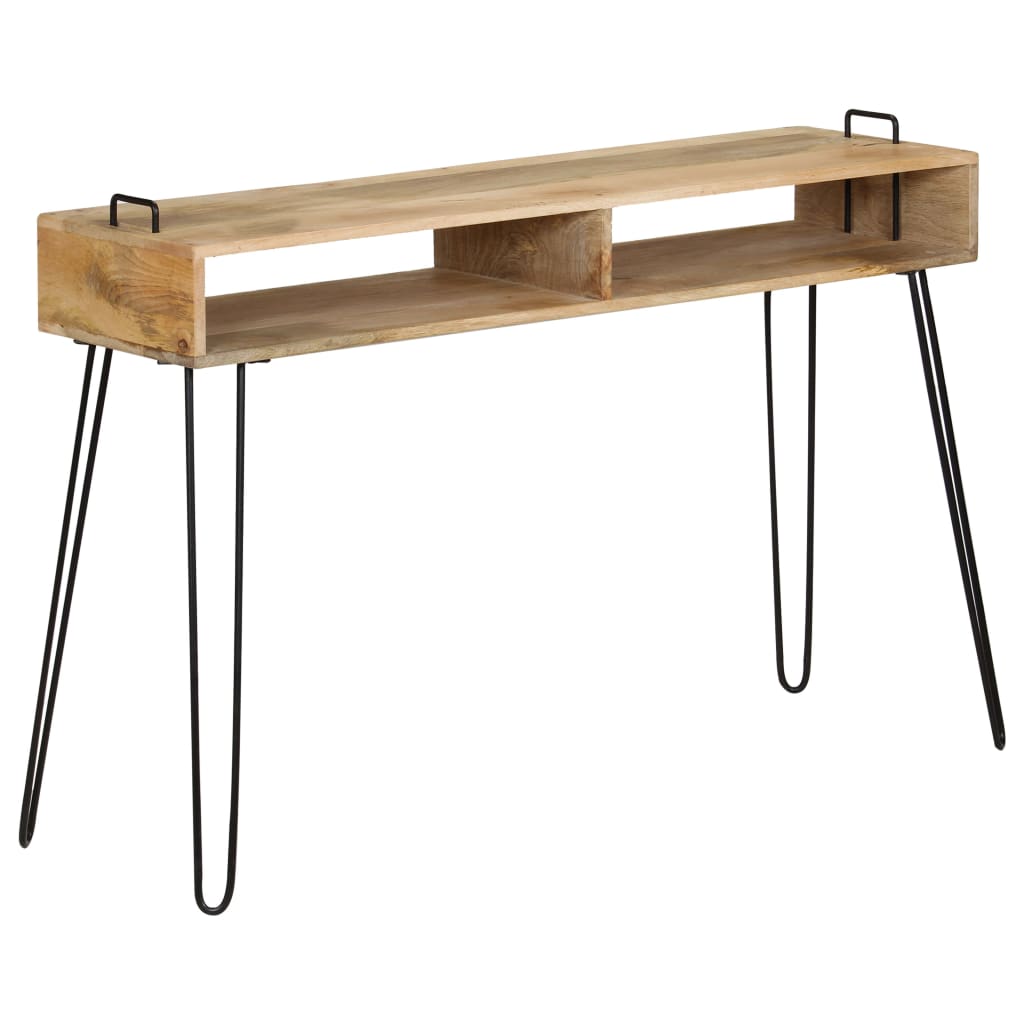 vidaXL Stolik typu konsola z litego drewna mango, 115 x 35 x 76 cm
