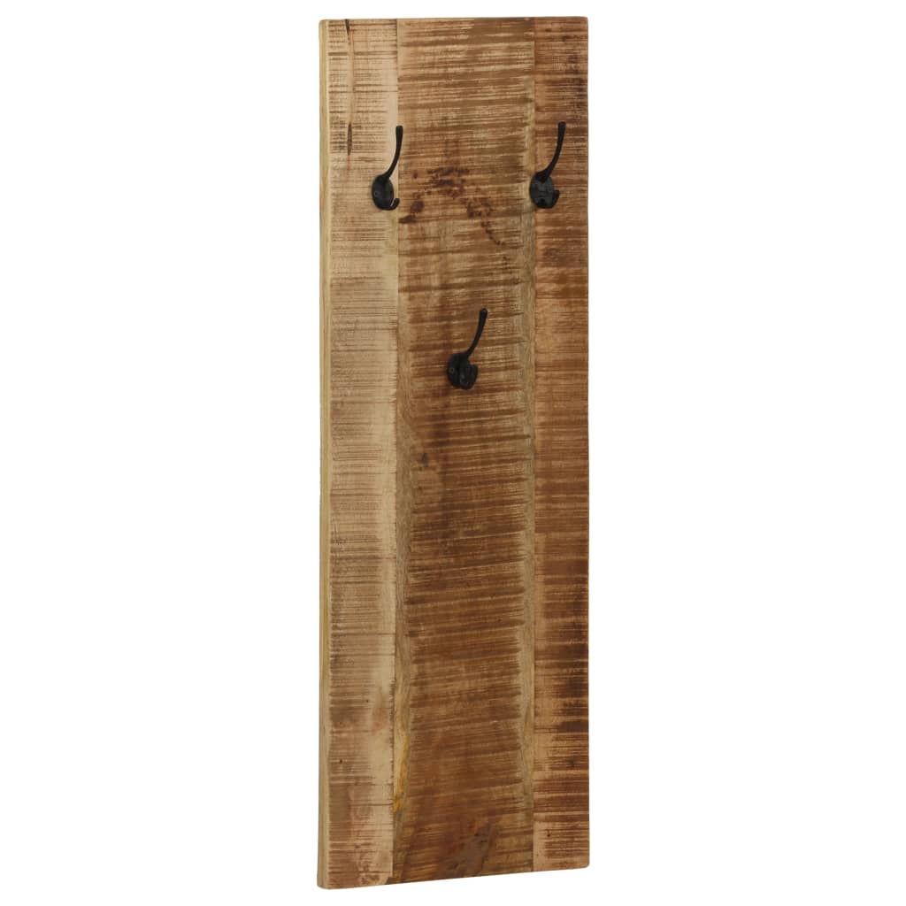 vidaXL Wieszaki ścienne na płaszcze, 2 szt., drewno mango, 36x110x3 cm