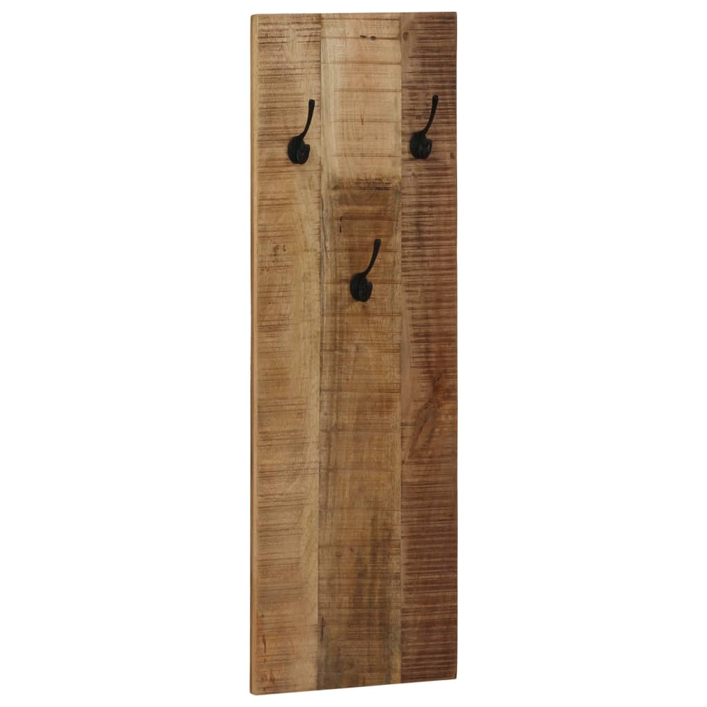 vidaXL Wieszaki ścienne na płaszcze, 2 szt., drewno mango, 36x110x3 cm