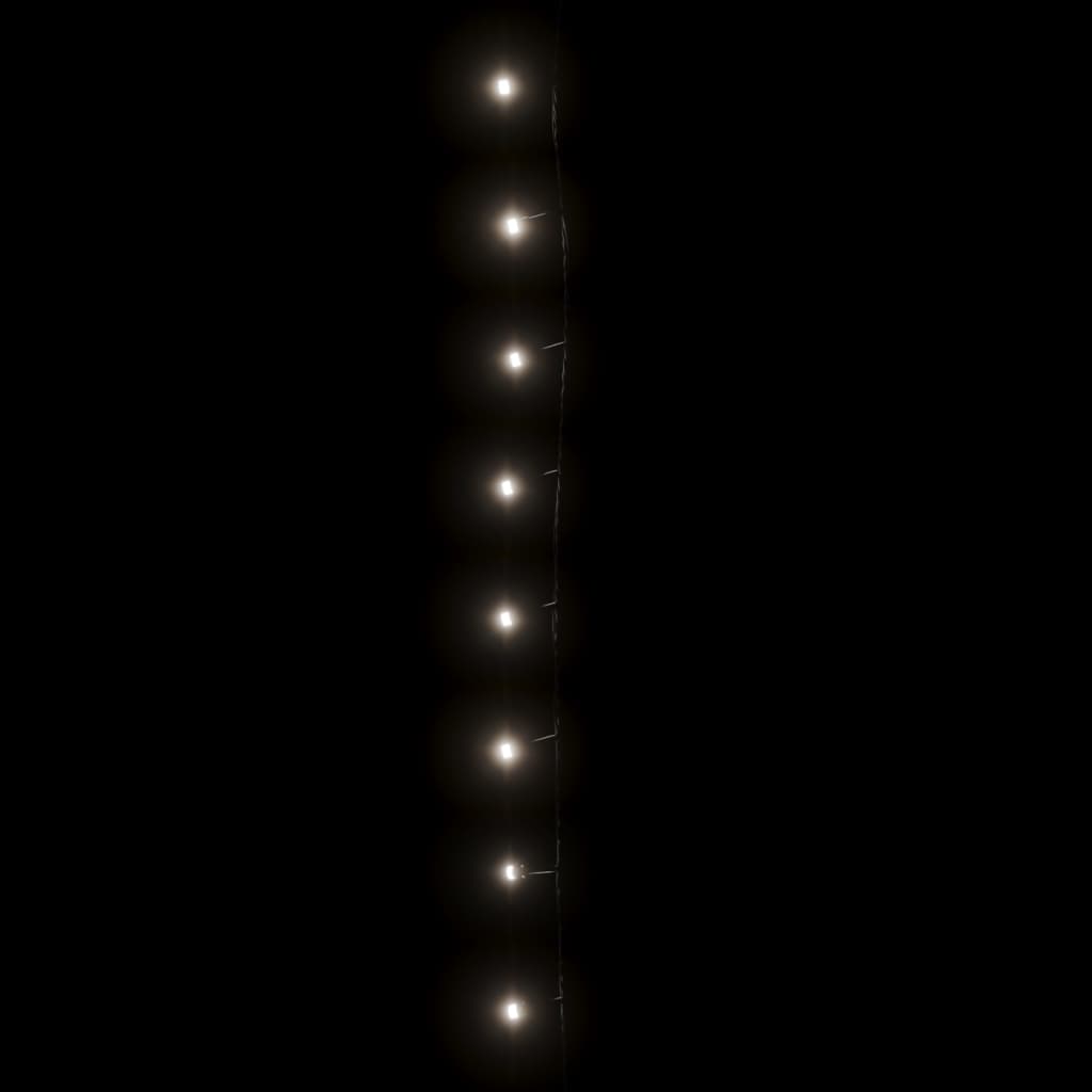 vidaXL Sznur 600 lampek LED, IP44, 60 m, zimne białe światło