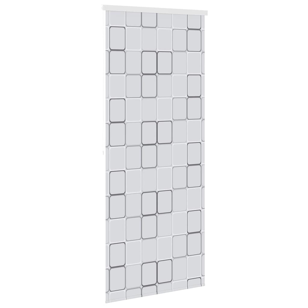 vidaXL Roleta prysznicowa 80 x 240 cm, wzór w kwadraty