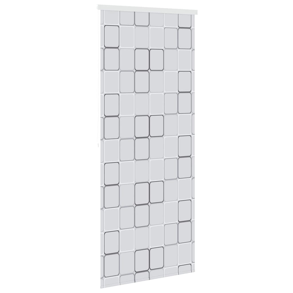 vidaXL Roleta prysznicowa 120 x 240 cm, wzór w kwadraty