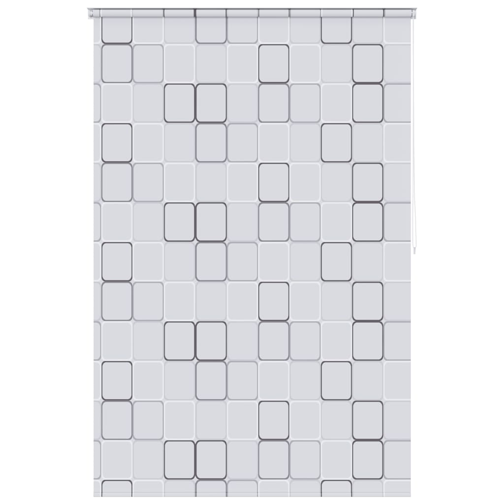 vidaXL Roleta prysznicowa 160 x 240 cm, wzór w kwadraty