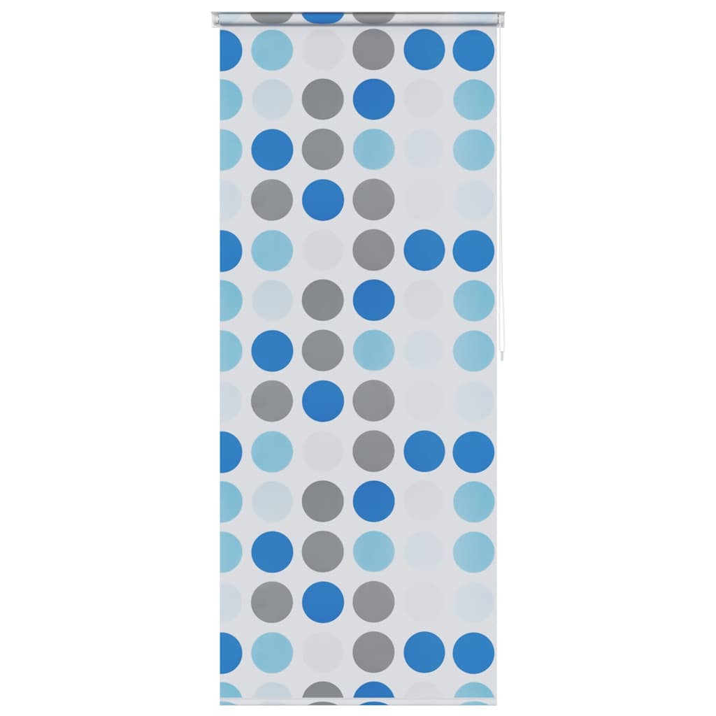 vidaXL Roleta prysznicowa 80 x 240 cm, wzór w koła