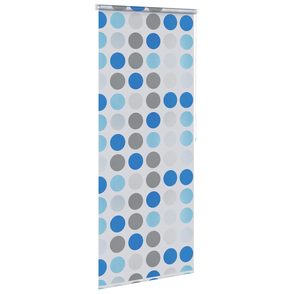 vidaXL Roleta prysznicowa 80 x 240 cm, wzór w koła