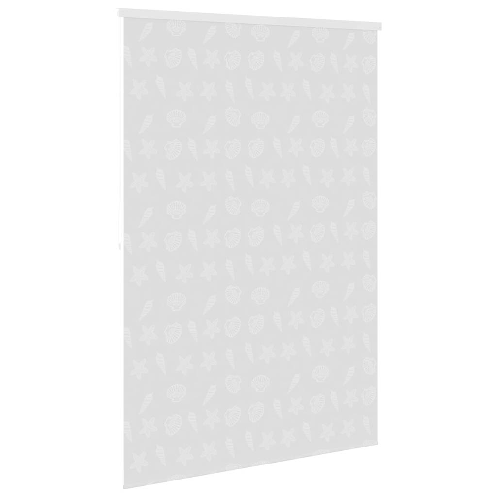 vidaXL Roleta prysznicowa 140 x 240 cm, wzór w rozgwiazdy