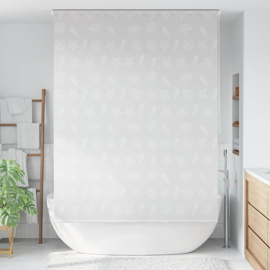 vidaXL Roleta prysznicowa 160 x 240 cm, wzór w rozgwiazdy