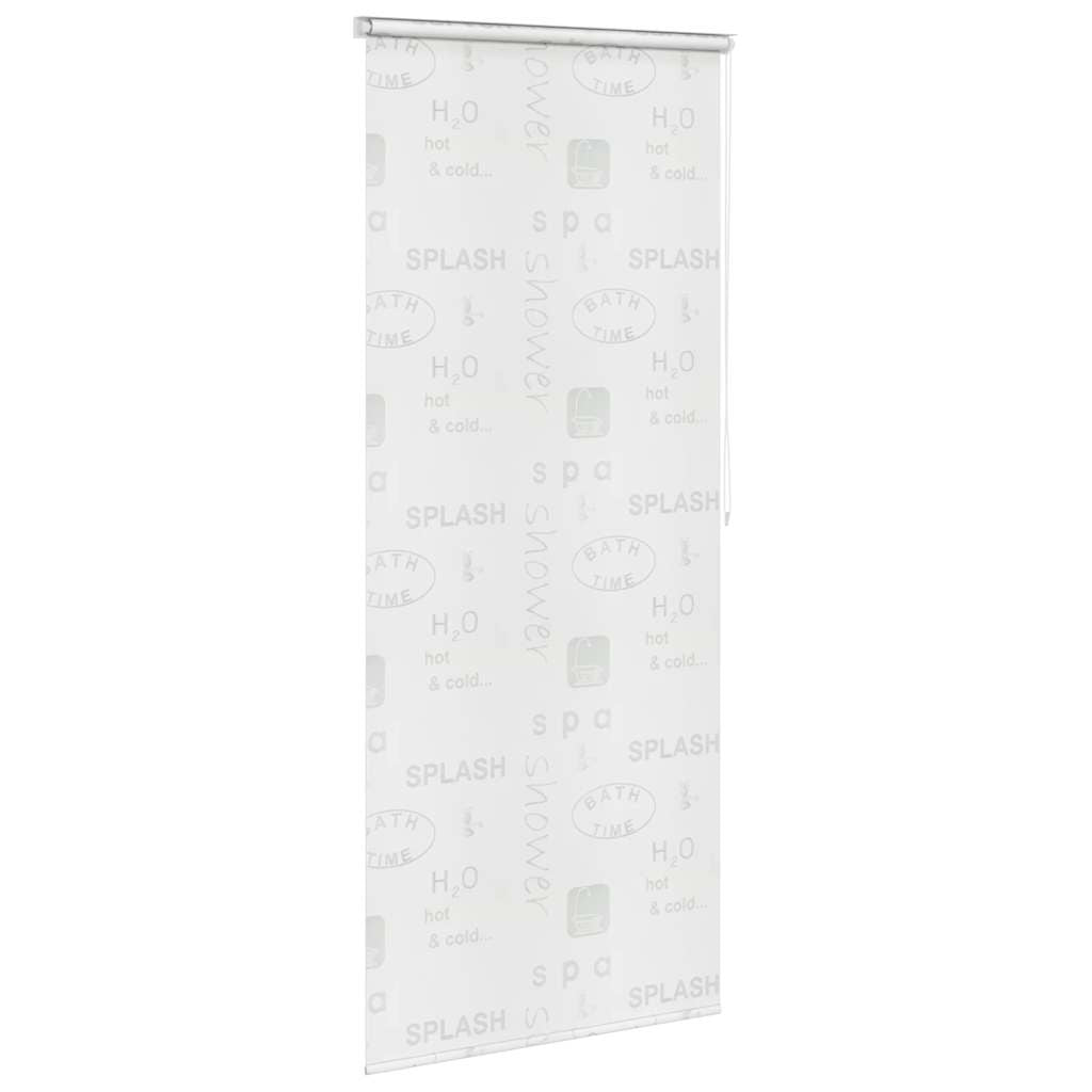 vidaXL Roleta prysznicowa 80 x 240 cm, z napisami