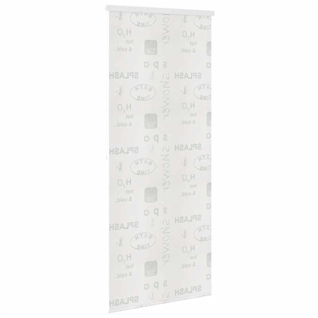 vidaXL Roleta prysznicowa 80 x 240 cm, z napisami