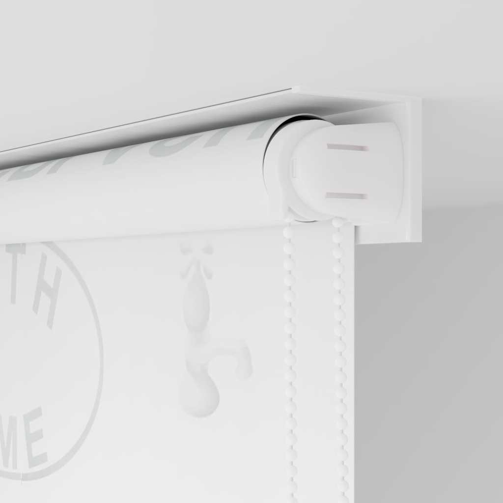 vidaXL Roleta prysznicowa 100 x 240 cm, z napisami