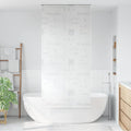 vidaXL Roleta prysznicowa 100 x 240 cm, z napisami