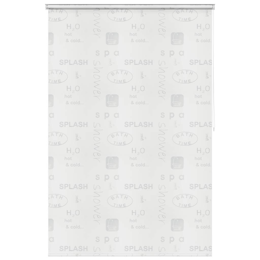 vidaXL Roleta prysznicowa 160x240 cm, z napisami