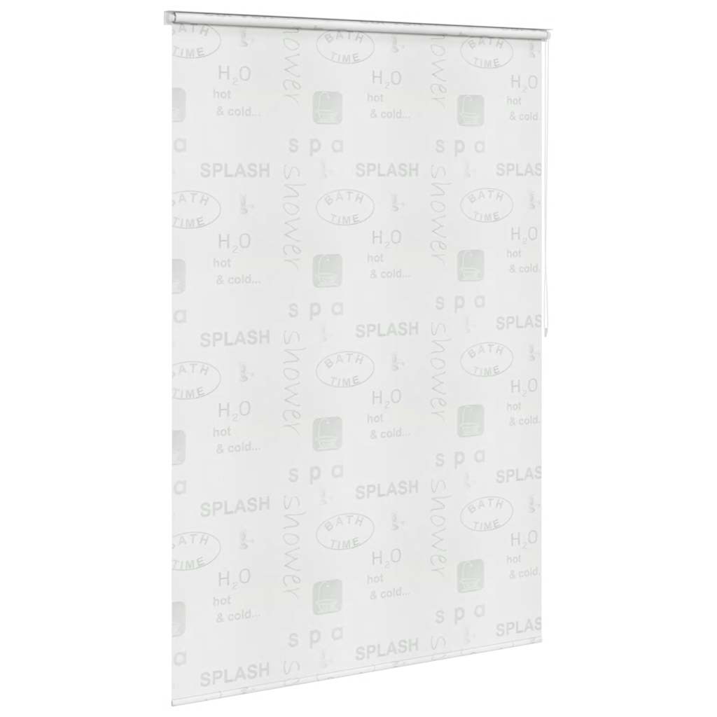 vidaXL Roleta prysznicowa 160x240 cm, z napisami