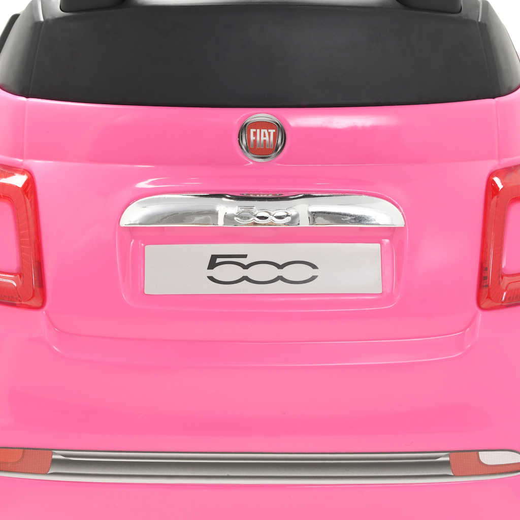 vidaXL Samochód jeździk Fiat 500, różowy