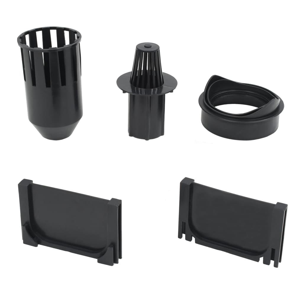 vidaXL Kanały odpływowe, 6 szt., plastik, 6 m