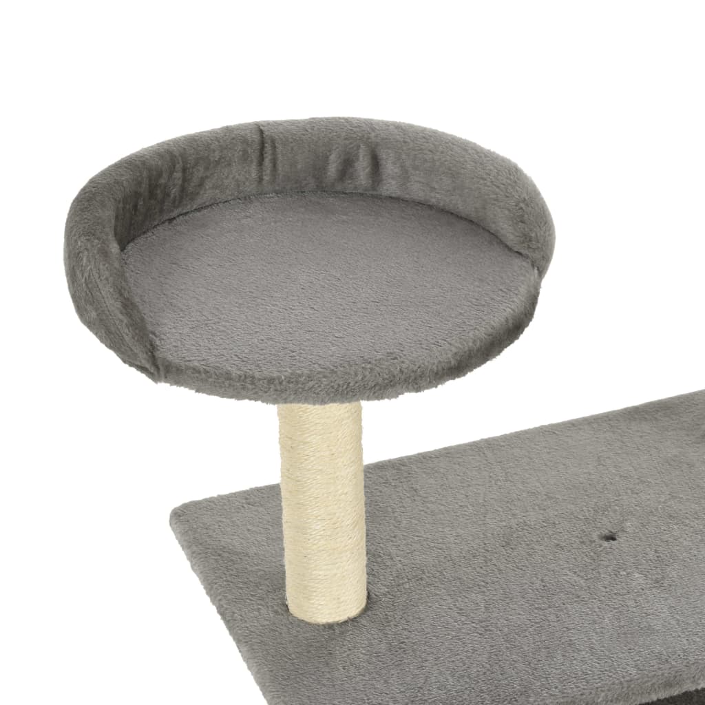 vidaXL Drapak dla kota ze sizalowymi słupkami, 95 cm, szary