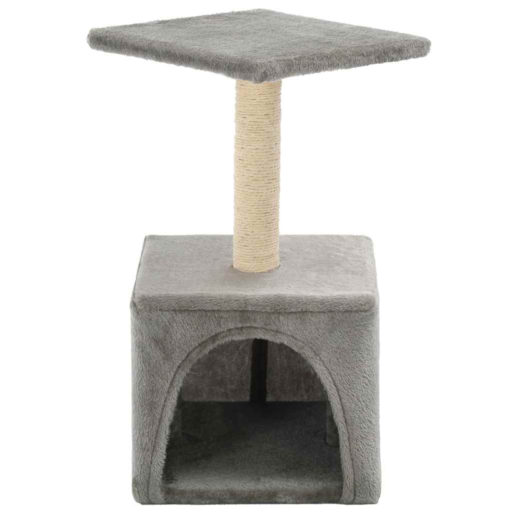 vidaXL Drapak dla kota z sizalowym słupkiem, 55 cm, szary
