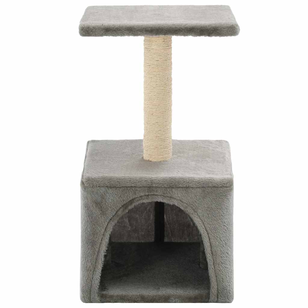 vidaXL Drapak dla kota z sizalowym słupkiem, 55 cm, szary