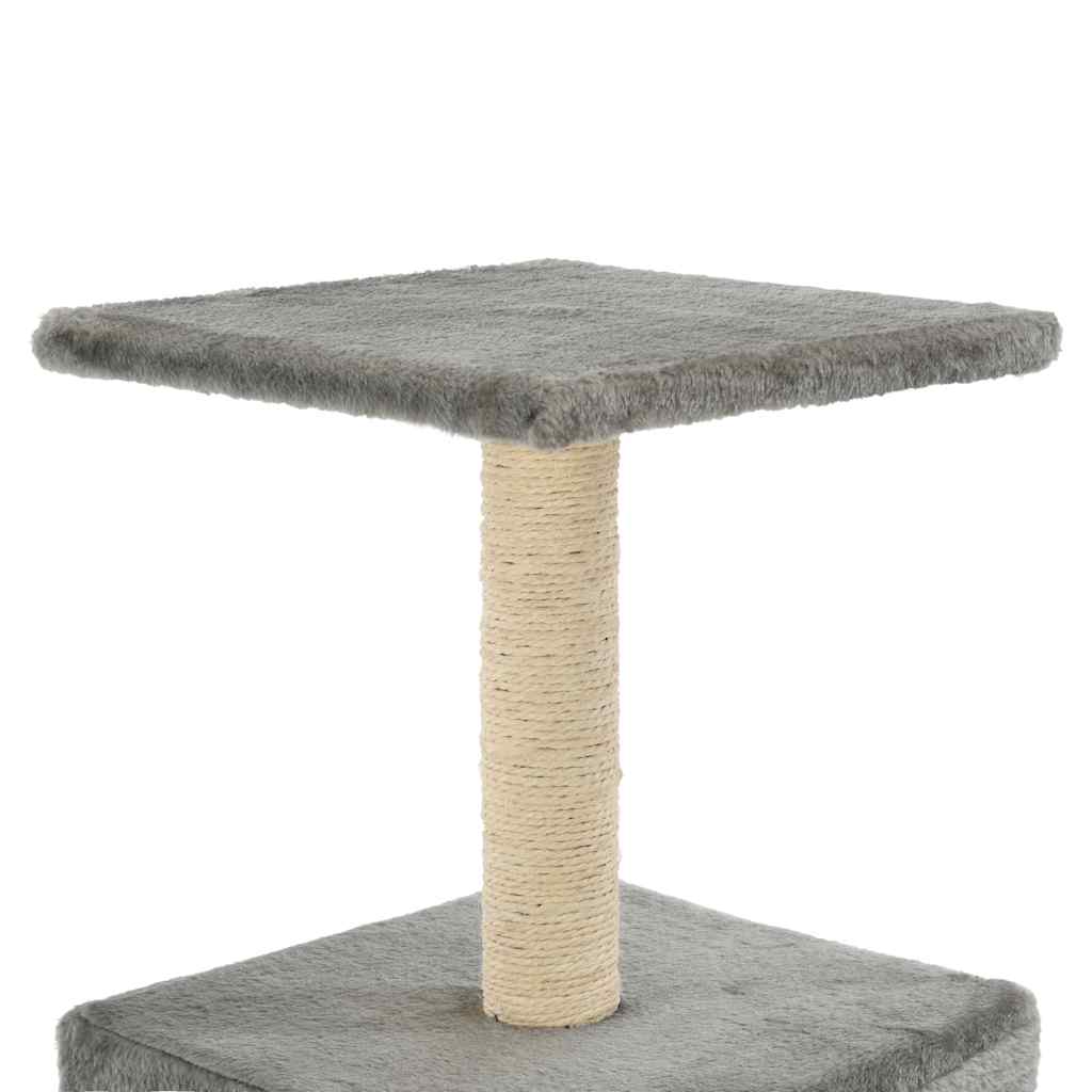 vidaXL Drapak dla kota z sizalowym słupkiem, 55 cm, szary