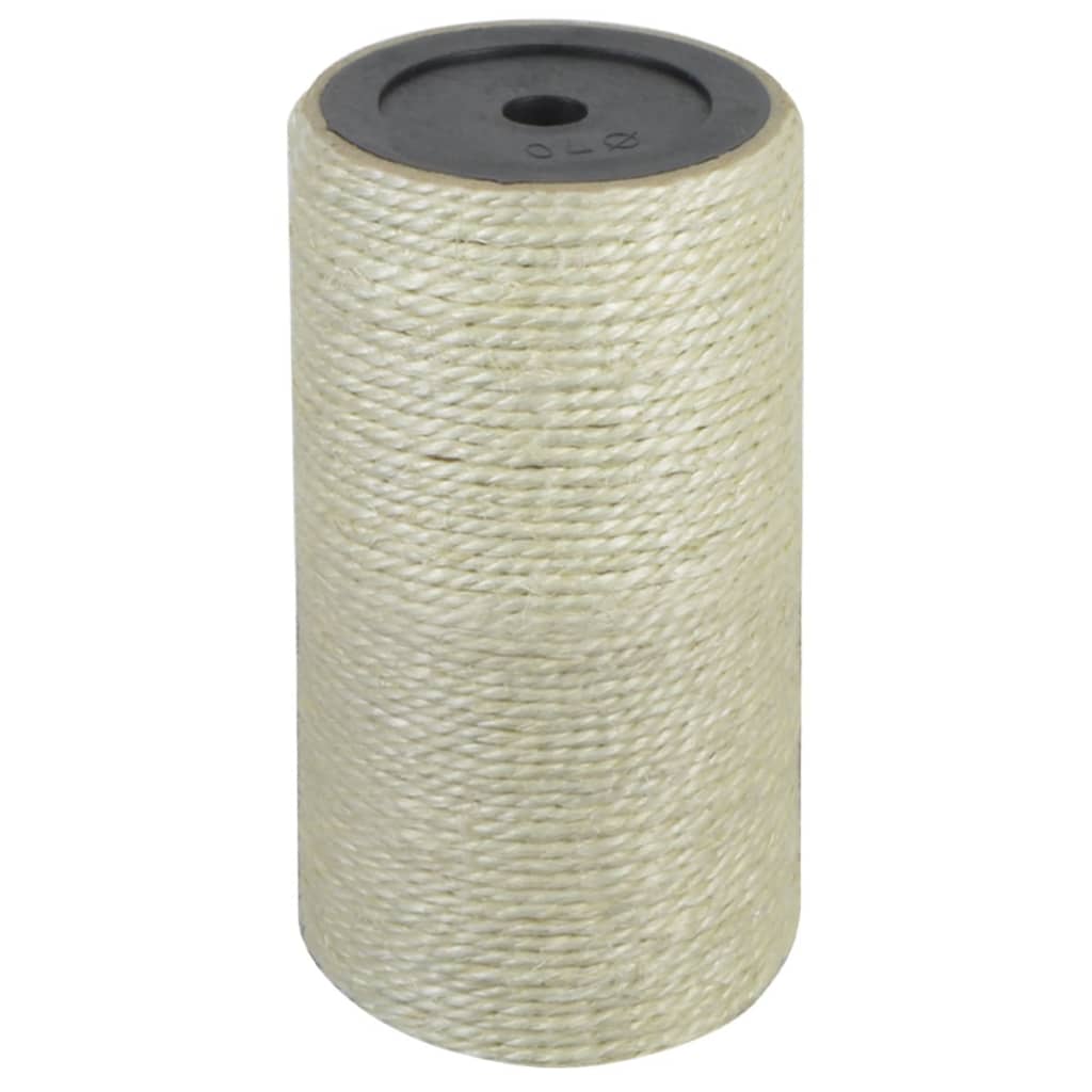 vidaXL Drapak dla kota 8 x 15 cm, 10 mm, beżowy