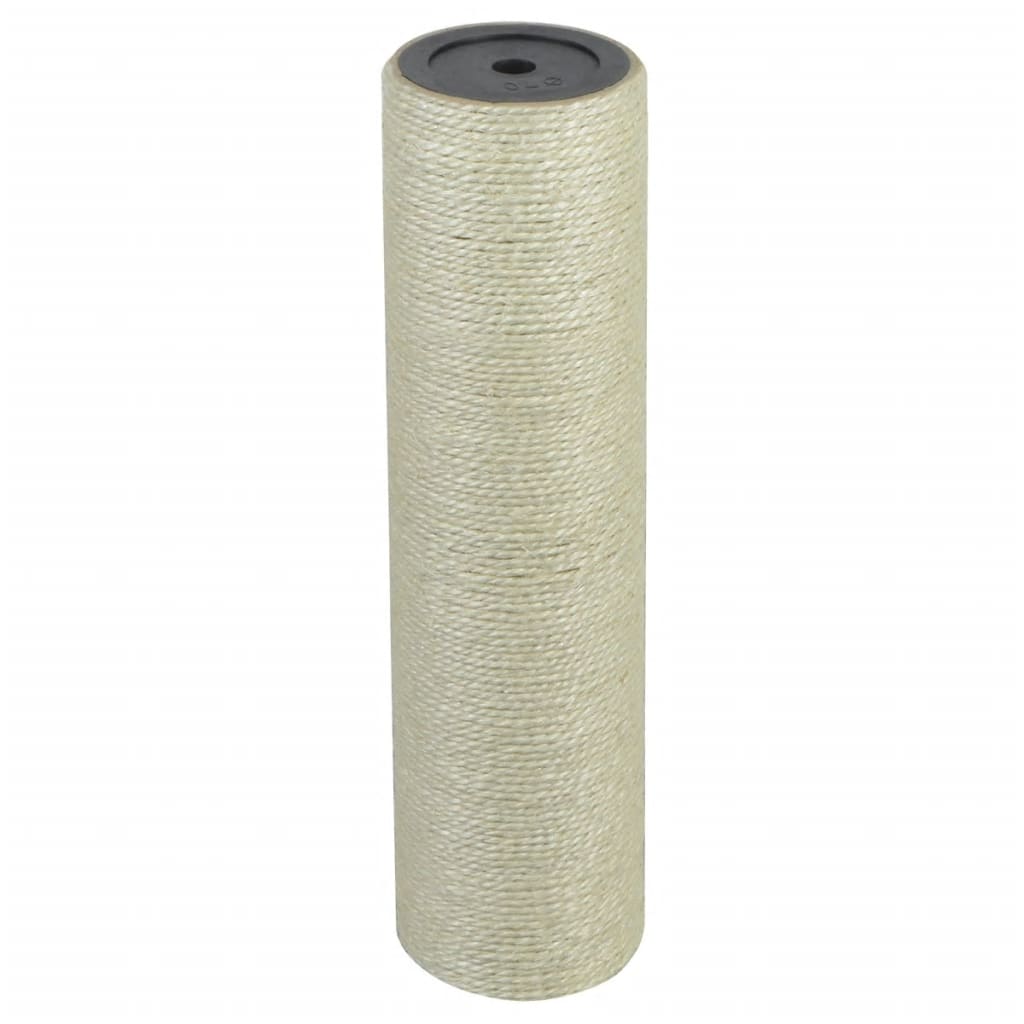 vidaXL Drapak dla kota, 8x30 cm, 10 mm, beżowy