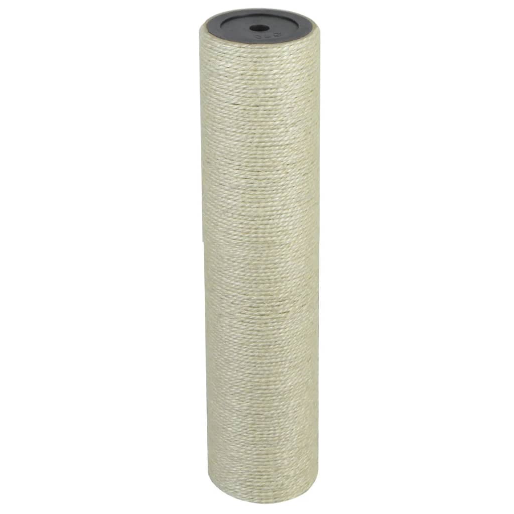 vidaXL Drapak dla kota 8x35 cm, 10 mm, beżowy