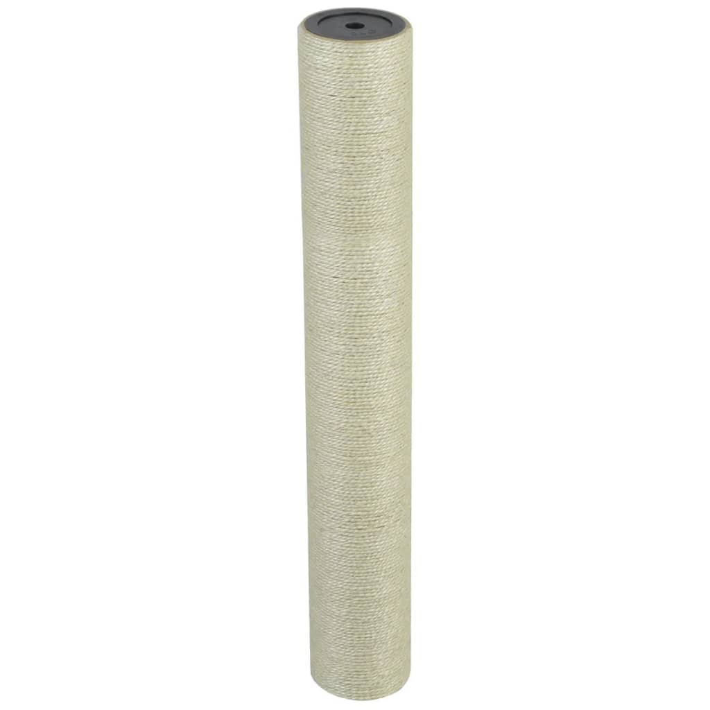 vidaXL Drapak dla kota, 8x55 cm, 10 mm, beżowy