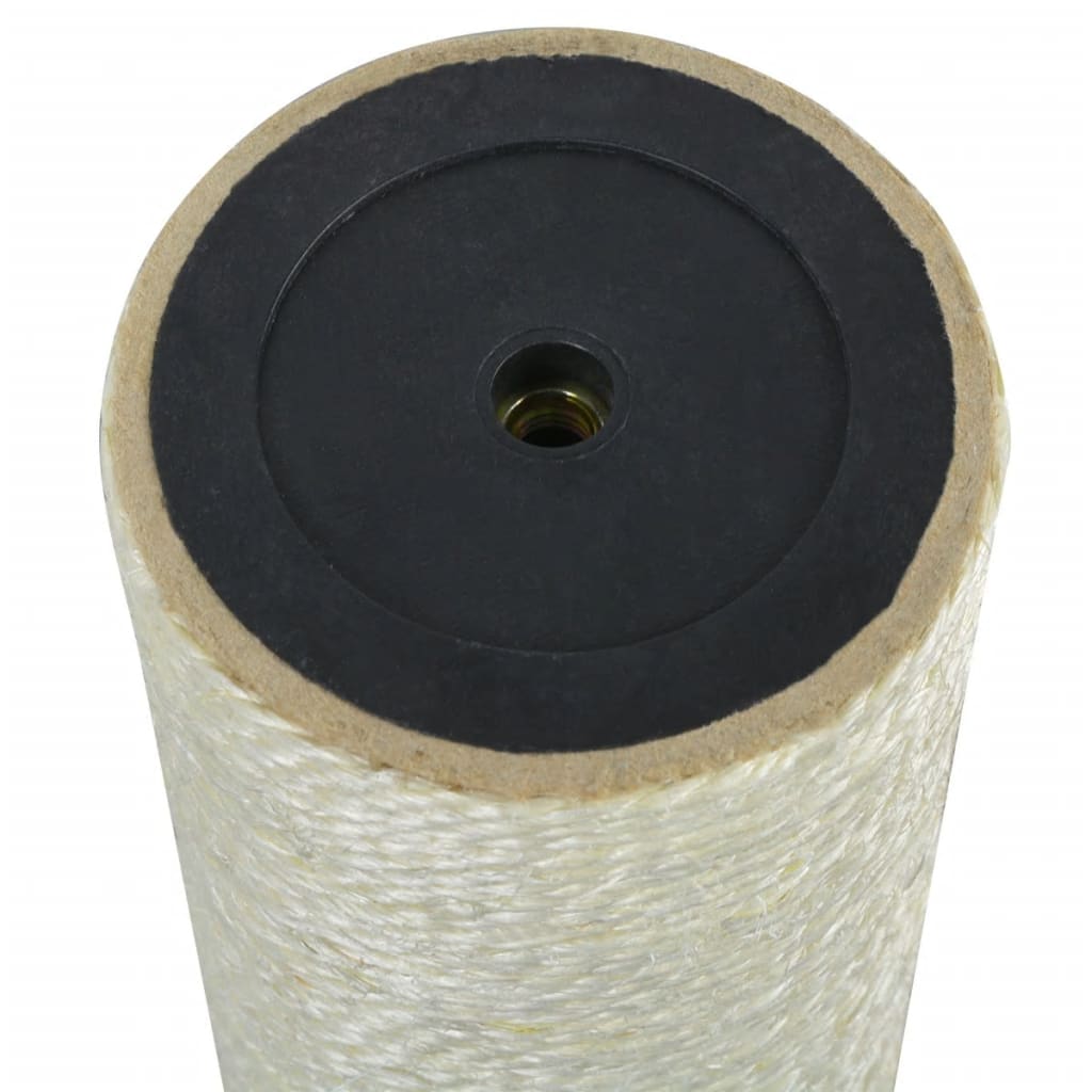 vidaXL Drapak dla kota 8x15 cm, 8 mm, beżowy