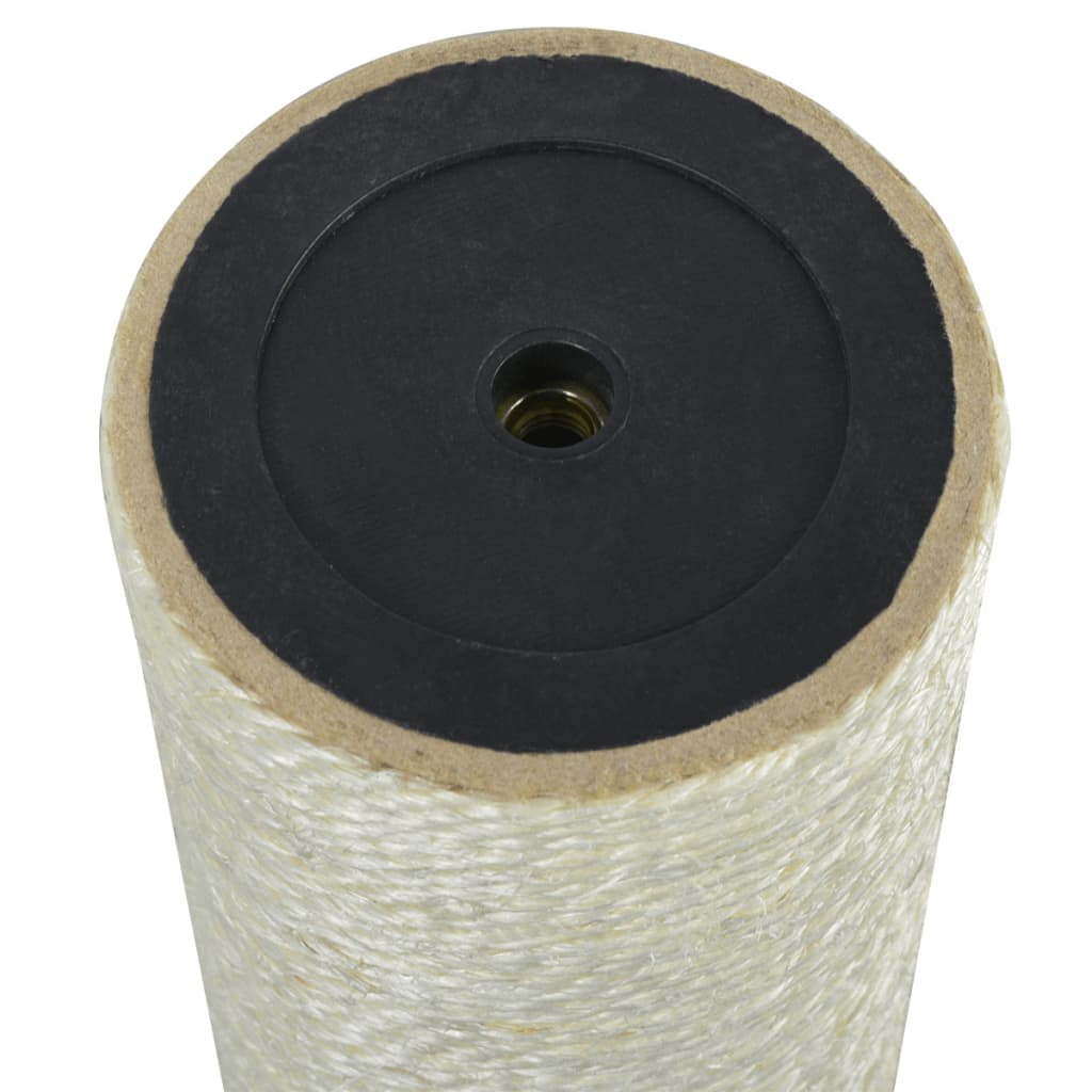vidaXL Drapak dla kota 8x20 cm, 8 mm, beżowy