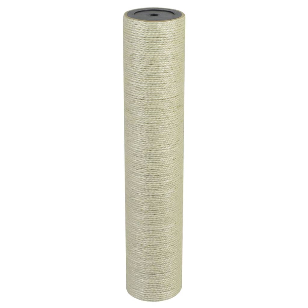 vidaXL Drapak dla kota 8x40 cm, 8 mm, beżowy