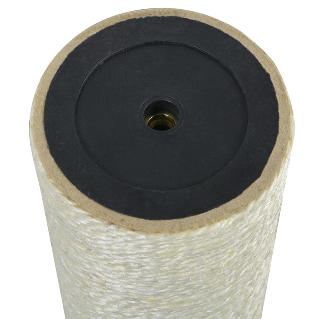 vidaXL Drapak dla kota 8x40 cm, 8 mm, beżowy