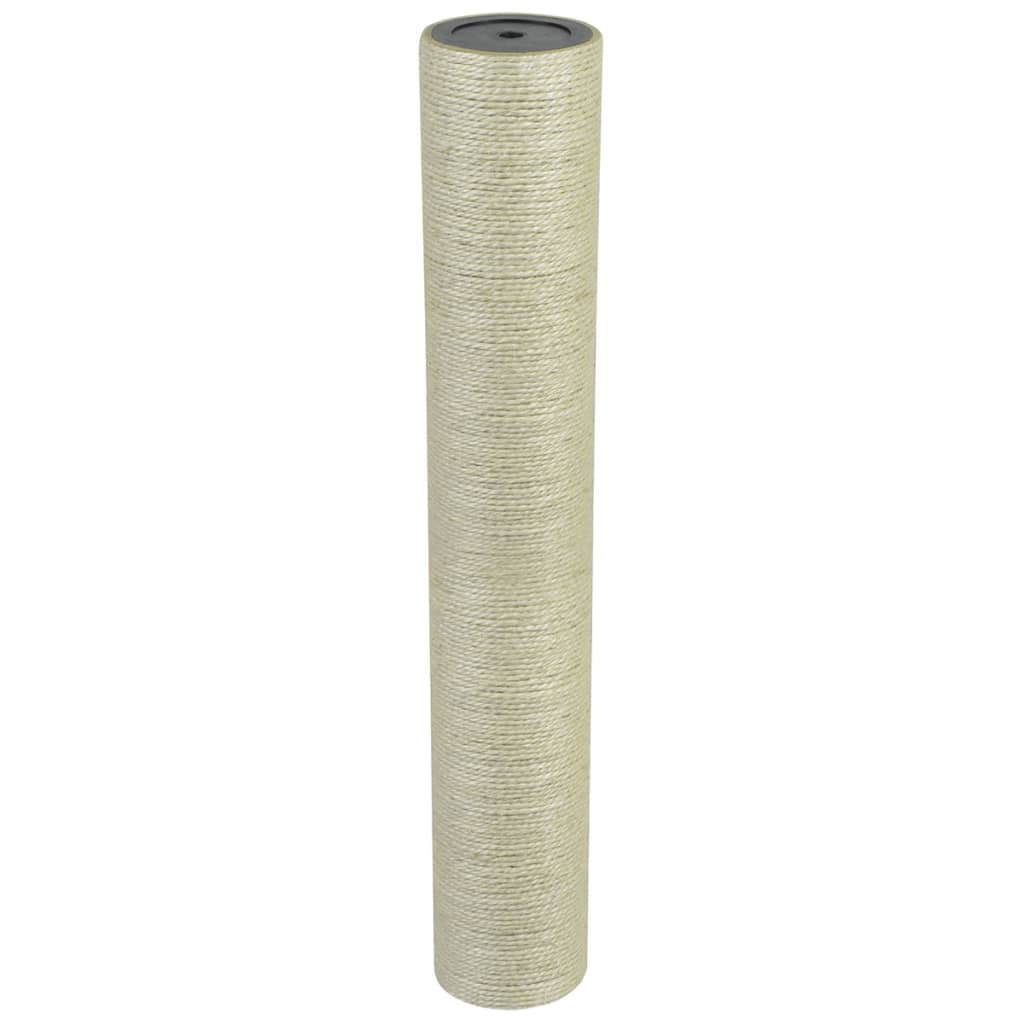 vidaXL Drapak dla kota, 8x50 cm, 8 mm, beżowy