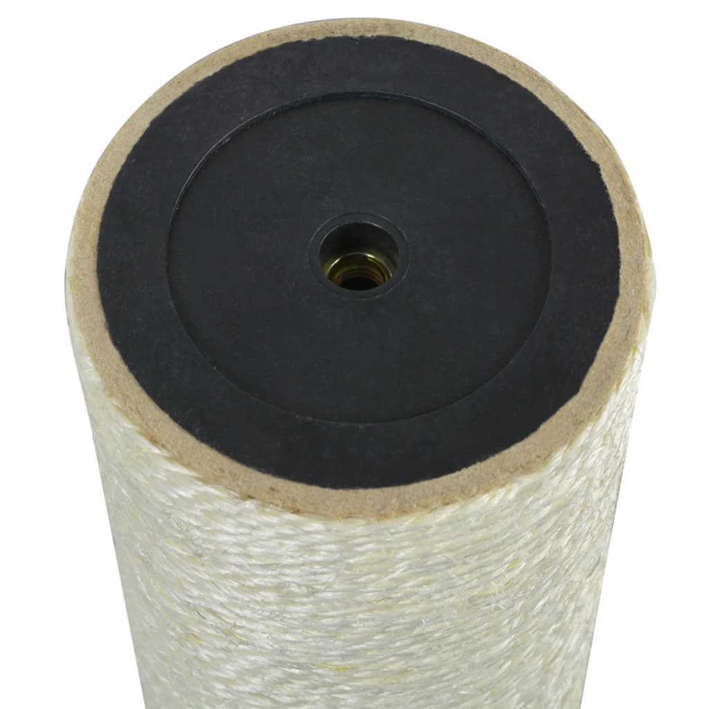 vidaXL Drapak dla kota, 8x50 cm, 8 mm, beżowy