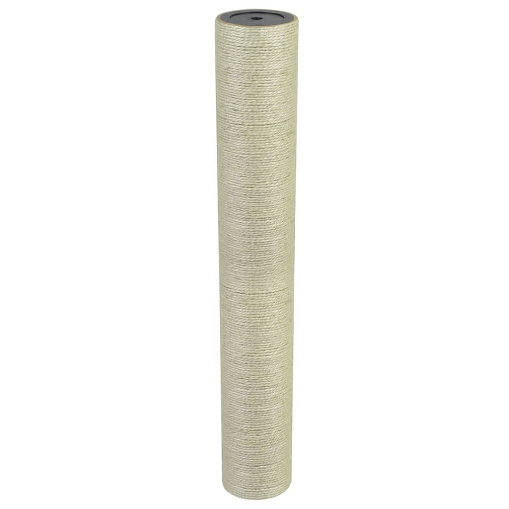 vidaXL Drapak dla kota, 8x55 cm, 8 mm, beżowy